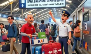 Jelang Kepadatan Penumpang pada Angkutan Nataru 20252026, KAI Daop 2 Bandung Himbau Pelanggan Bawa Barang Secukupnya