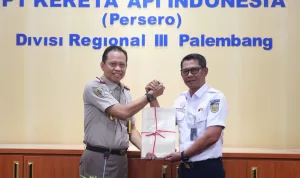 Upaya Selamatkan Aset Negara, KAI Divre III Terima e-Sertipikat Dari Badan Pertanahan Nasional (BPN) Kabupaten Ogan Ilir