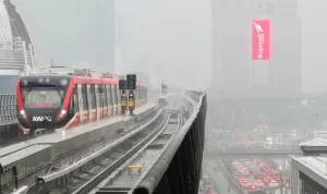 LRT Jabodebek Andal Saat Cuaca Ekstrem, Rekor Pengguna Harian Tembus 123.276