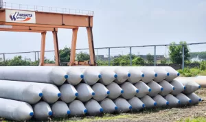 Dipercaya pada Proyek Energi Strategis, WSBP Suplai 11.089 Batang Spun Pile untuk Proyek UCC Tangguh di Papua Barat (1)