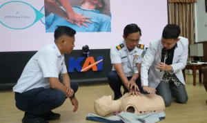 KAI Divre III Palembang Bekali Frontliner Pemahaman P3K Jelang Angkutan Lebaran 2026