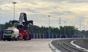 KAI Logistik Operasikan Container Yard 2 Merapi , Perkuat Akselerasi Distribusi Energi Nasional hingga 3 Juta Ton per Tahun