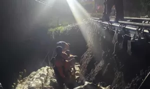Hujan Deras Kembali Gerus Jalur KA di Petak Cibeber–Lampegan, Perjalanan KA Siliwangi Dibatalkan Demi Keselamatan
