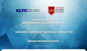 Perkuat Sinergi Akademik dan Industri Global, KLTC Lakukan MoU Dengan Enigma Business School (EBS)
