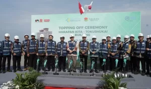 Topping off Ceremony pembangunan RSJPD Harapan Kita – Tokushukai Building (2)