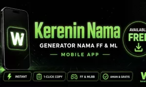 Aplikasi Nama Keren FF dan ML Dibahas oleh 5 Content Creator Gaming Indonesia dalam Sepekan