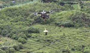Drone Kargo DJI FlyCart 100 untuk Distribusi Logistik di Medan Ekstrem
