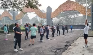 Pererat Kebersamaan, Manajemen BRI Region 6 Gelar Jogging Bersama di Kawasan TMII