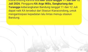 Asia Afrika Festival 2026 Digelar Akhir Pekan di Kota Bandung, KAI Daop 2 Bandung Imbau Pelanggan Datang ke Stasiun Lebih Awal