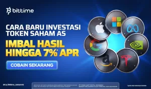Bittime Luncurkan Fitur Earn pada Tokenized US Stocks