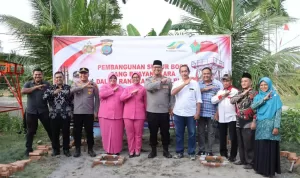 Holding Perkebunan Nusantara Perkuat Akses Air Bersih, PTPN IV PalmCo dan Polres Langkat Bangun Sumur Bor bagi Masyarakat