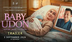 Film ‘Baby Udon’ Rilis Trailer dan Poster Resmi, Angkat Kisah Nyata Viral Perjuangan Cinta Fanny Kondoh dan Mendiang Suami