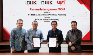 ITSEC Asia (IDXCYBR) dan PT Len Industri (Persero) Satukan Kekuatan Teknologi dan Talenta untuk Perkuat Ketahanan Siber Indonesia.jpg