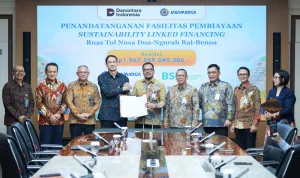Perkuat Infrastruktur Hijau, PT Jasamarga Bali Tol dan BSI Tandatangani Kerjasama Pembiayaan Sustainability Linked Financing Senilai Rp1,56 Triliun