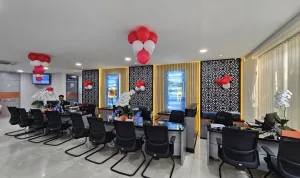 Semarak HUT ke-81 RI, BRI BO Kemayoran Percantik Kantor dengan Dekorasi Merah Putih