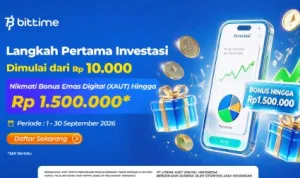 Di Tengah Tren Emas Global, Bittime Perkenalkan Investasi Kripto Berbasis Emas.jpg