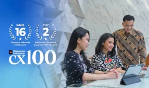 BRIDS Masuk 16 Besar CX100 Danantara 2026, Peringkat Kedua di Industri Sekuritas dan Manajemen Investasi