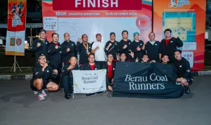 Karyawan Berau Coal Ikuti ITB Ultra Marathon, Dorong Gaya Hidup Sehat