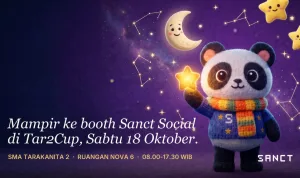 Sanct Social Buka Booth di